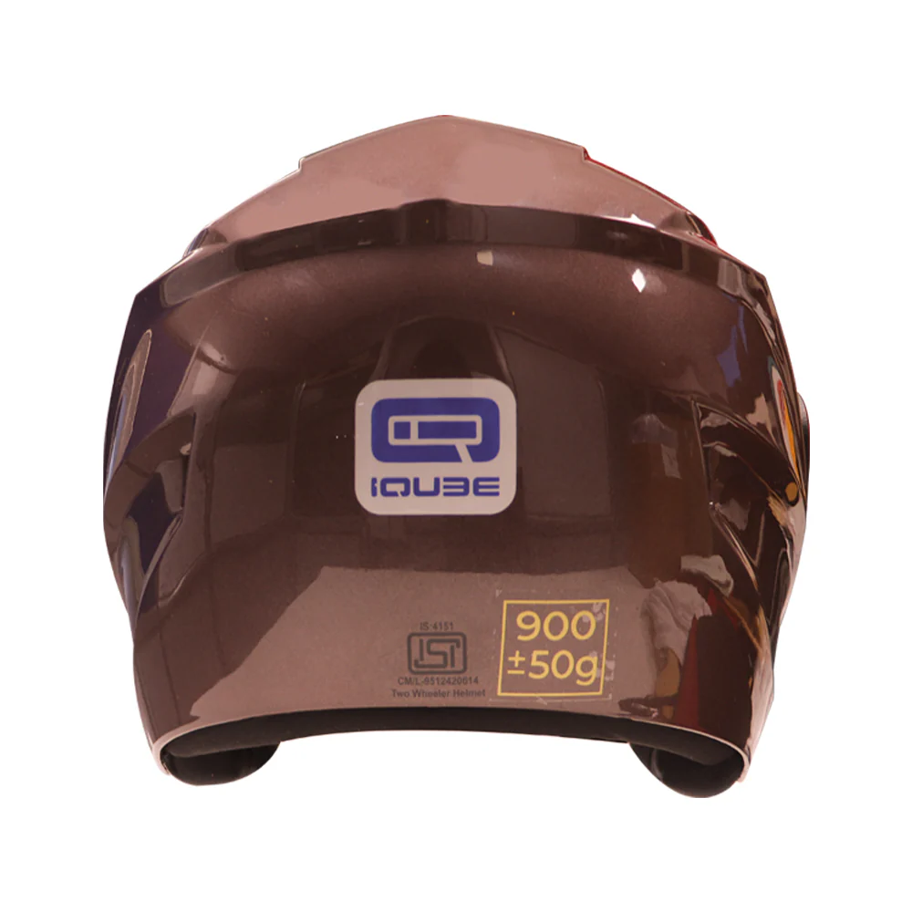 TVS iQube Half Face Helmet Copper/Bronze - Stylish for Riders - Image 6