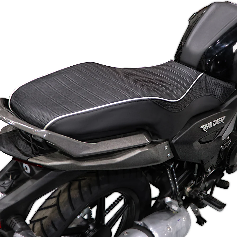 Single Seat Cover Raider Designer Black Bold & Durable Design - Image 4