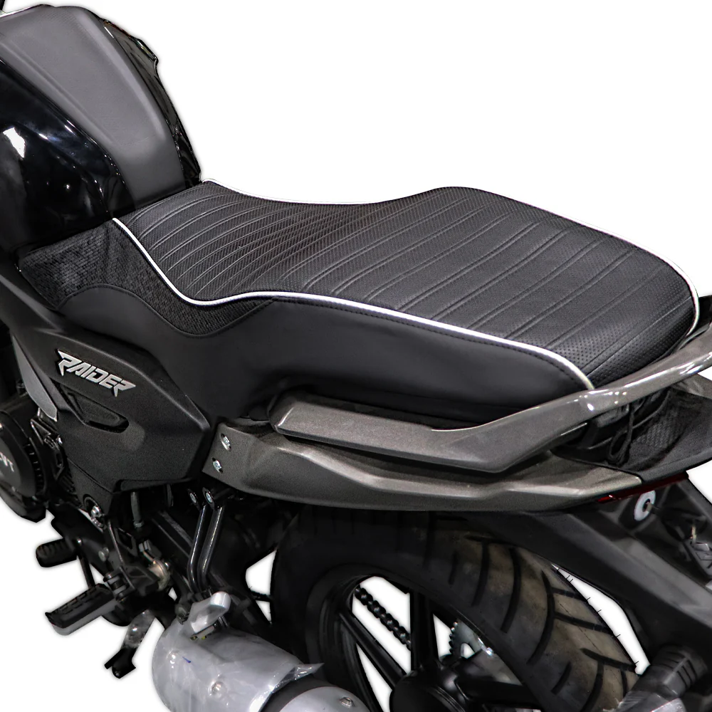 Single Seat Cover Raider Designer Black Bold & Durable Design - Image 5
