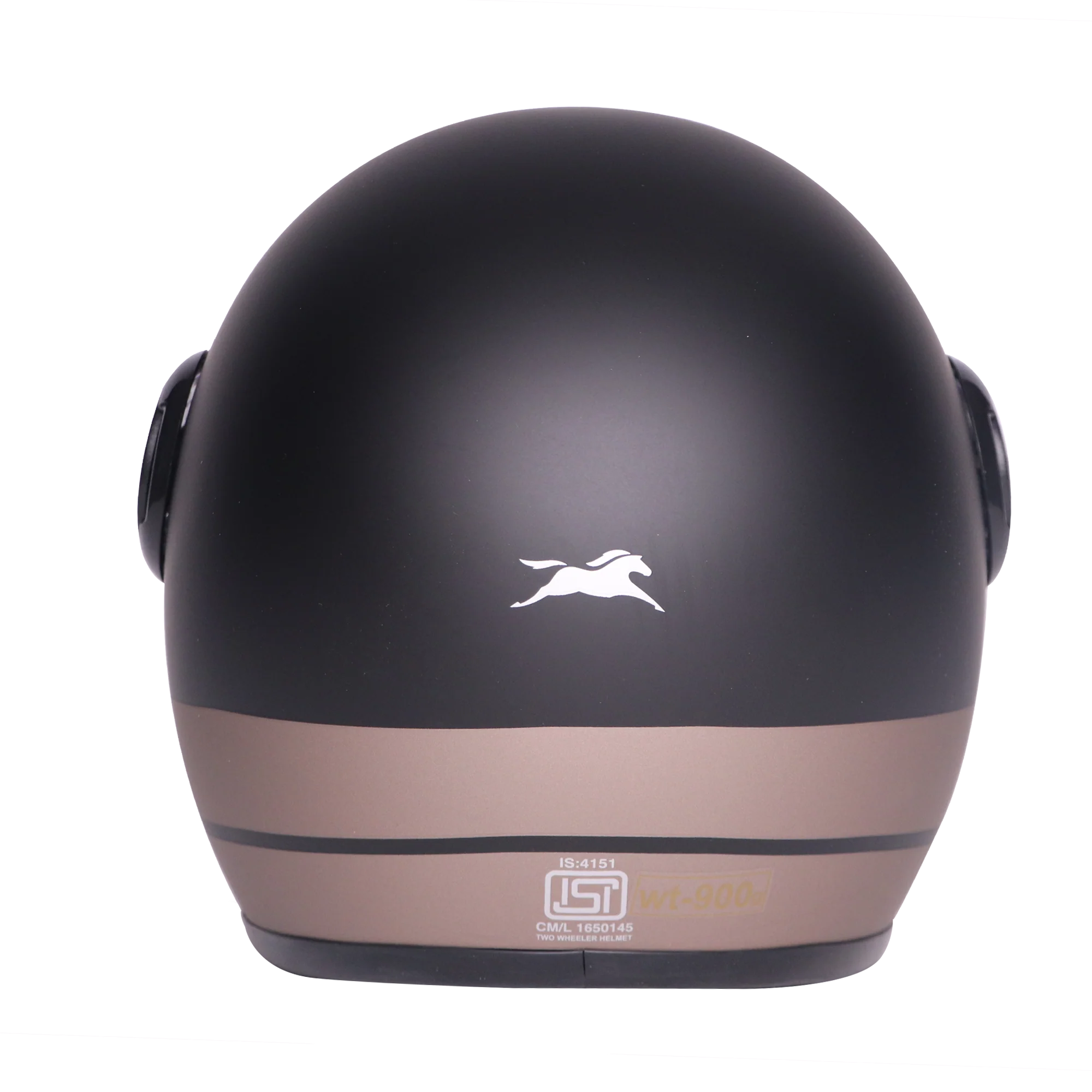 TVS J110 Half Face Helmet, Galactic Copper Matte - Image 4
