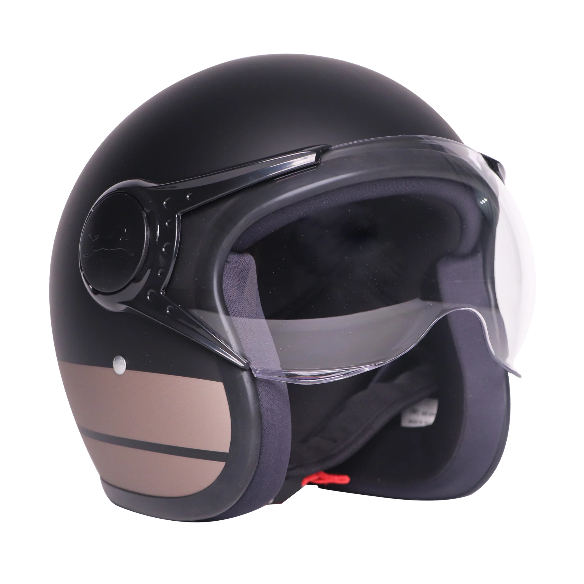 TVS J110 Half Face Helmet, Galactic Copper Matte - Image 6