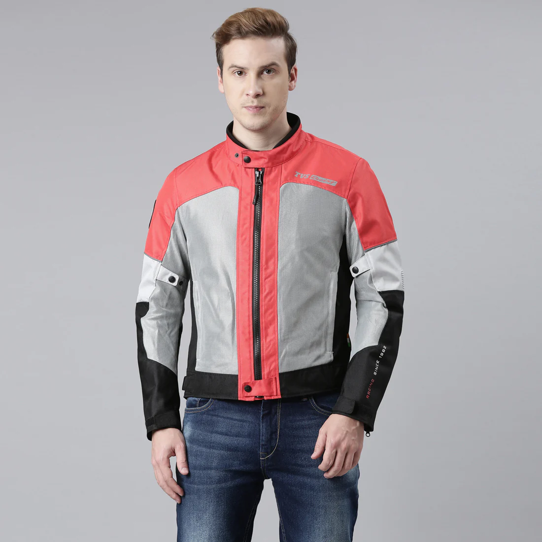 TVS Racing Street Striker Jacket Red/Black Superior Protection & Style - Image 38