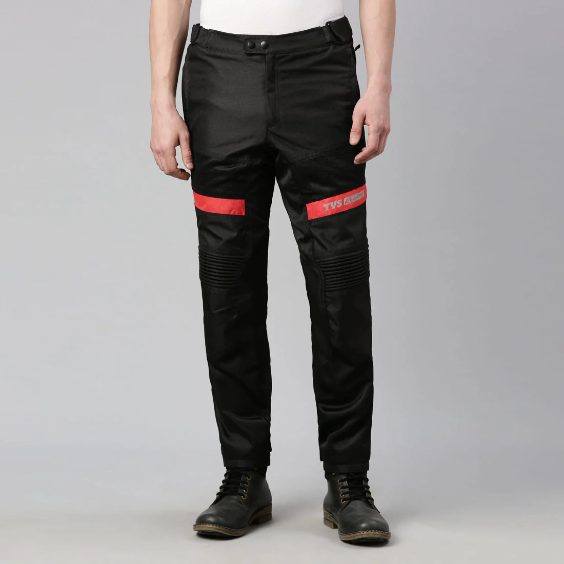 TVS Racing Trail Blazer Riding Pant Black-Red | Protective Riding Pant
